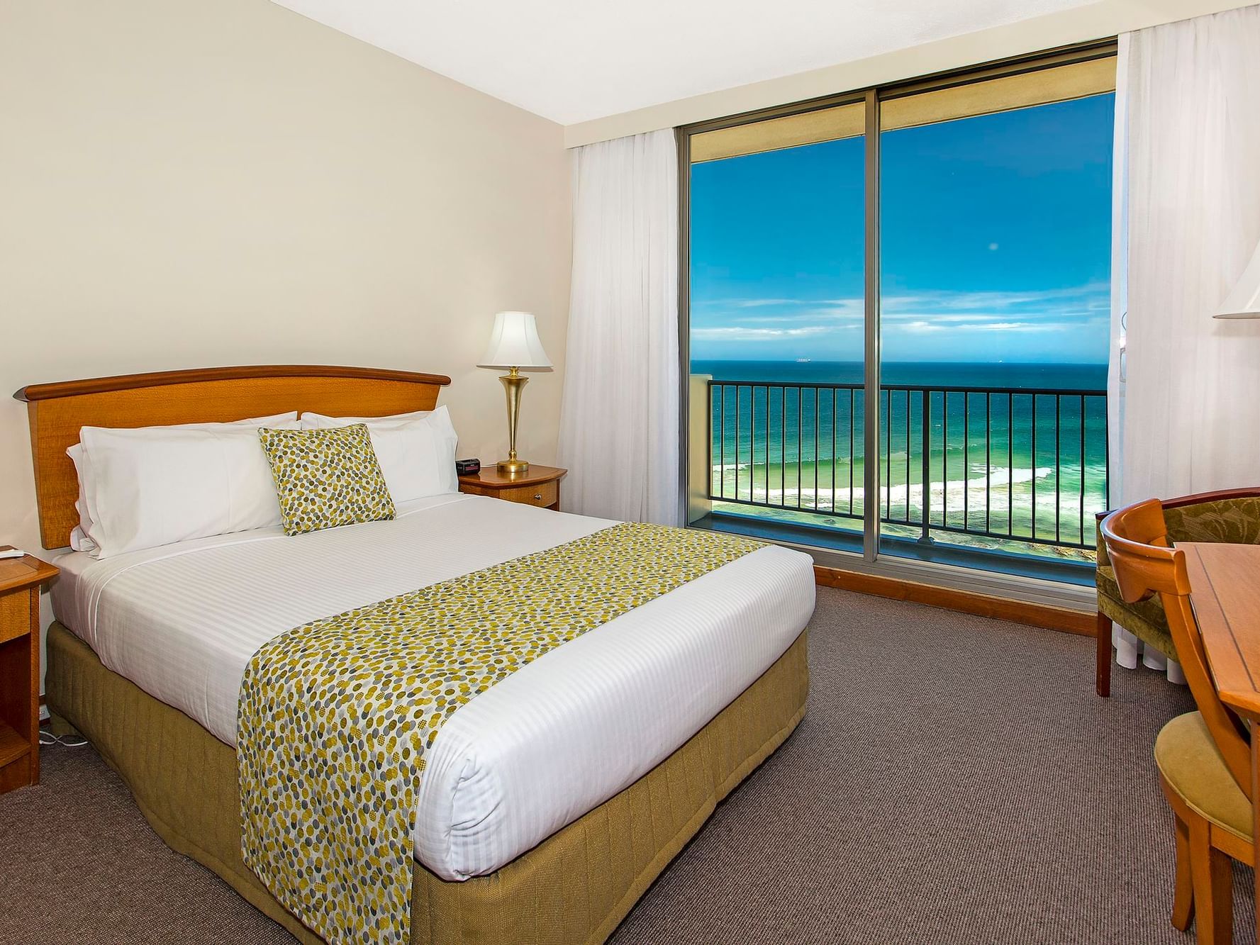 hotel room with ocean view at Noah’s on the beach