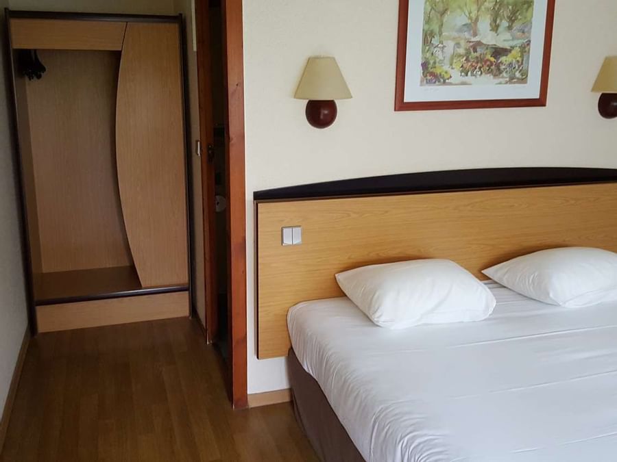 Interior of Economy double room at The Originals Hotels