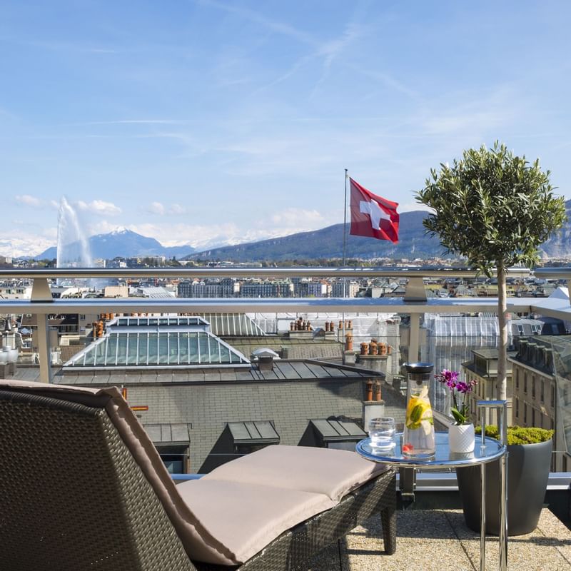 Penthouse Terrace at Warwick Geneva