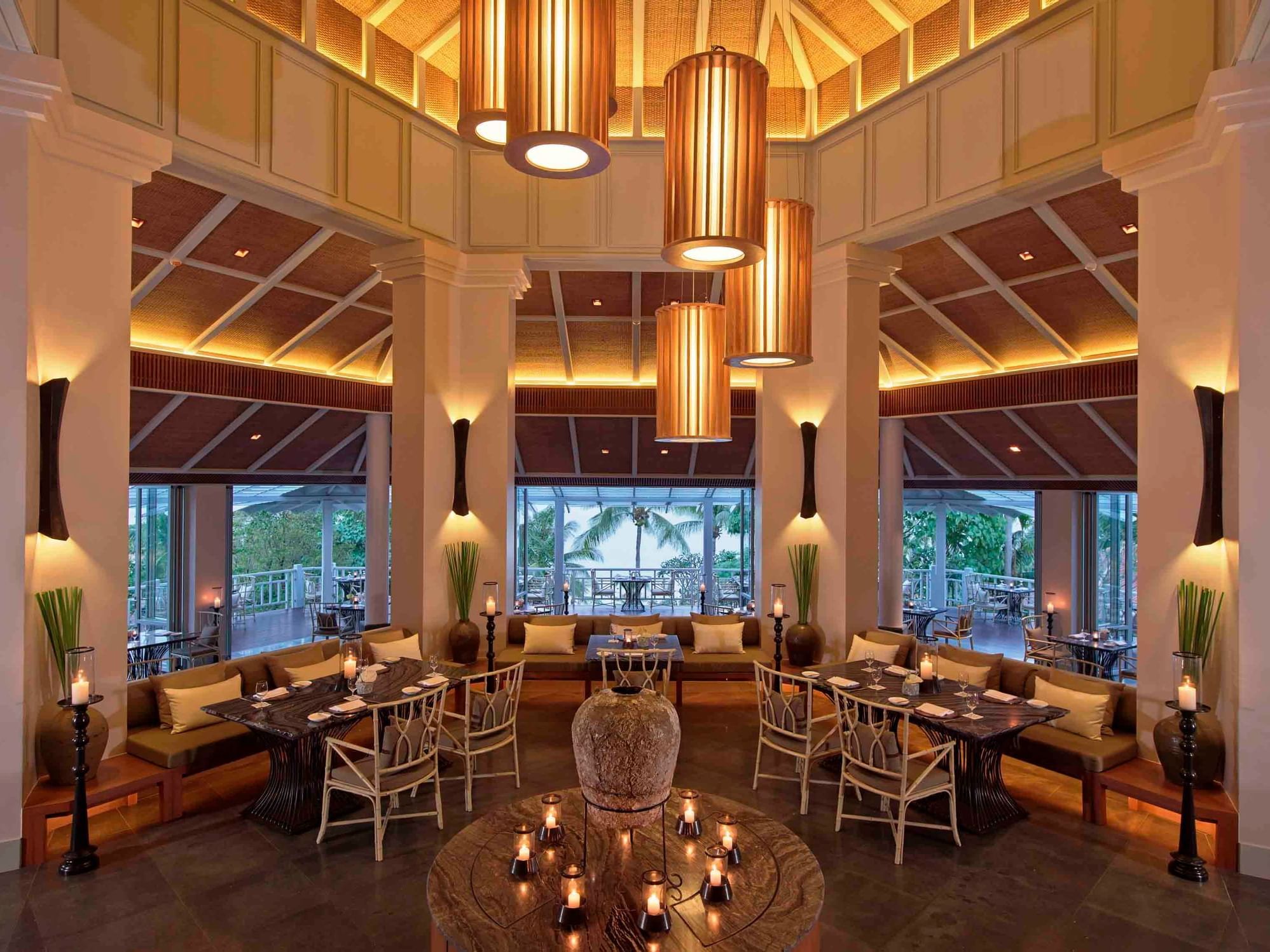 Interior of The Restaurant