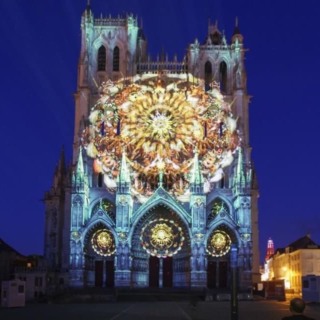 Spectacle Chroma at Amiens Cathédrale near Originals Hotels