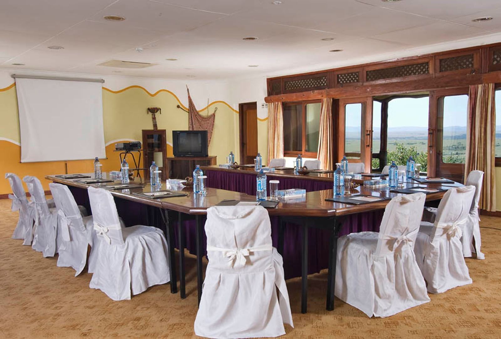 Conference room Arranged in U-shape at Mara Serena Safari Lodge