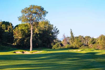 Titanic Golf Club blue sky and golf