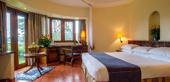 Bedroom in The Standard Room at Arusha Serena Hotels
