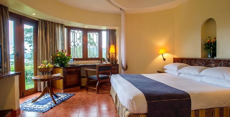 Bedroom in The Standard Room at Arusha Serena Hotels