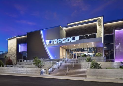 Exterior view of Topgolf near Lake Buena Vista Resort Village & Spa