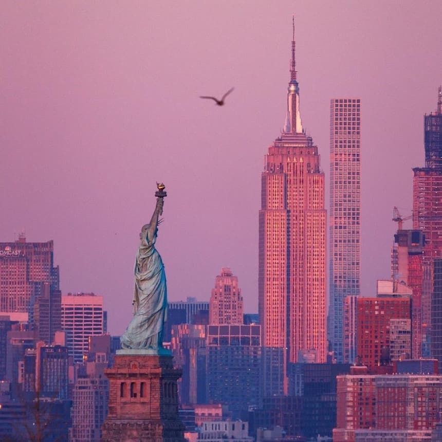 Statue of Liberty @modernehotelnyc Instagram