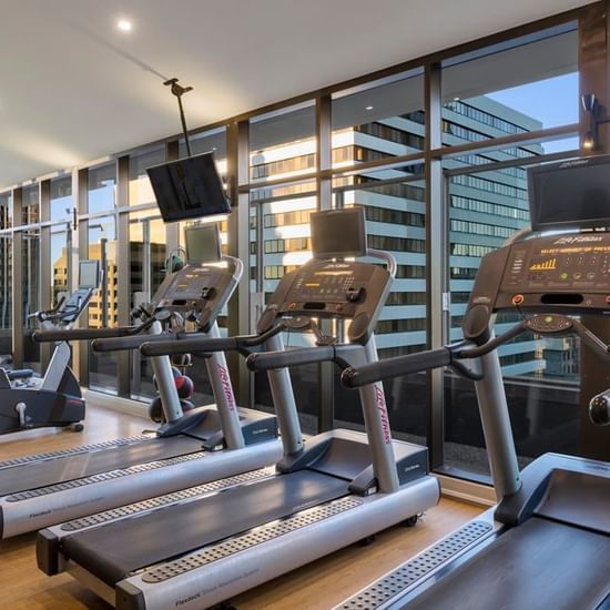 Gym Area at Pullman and Mercure King George Square Brisbane 