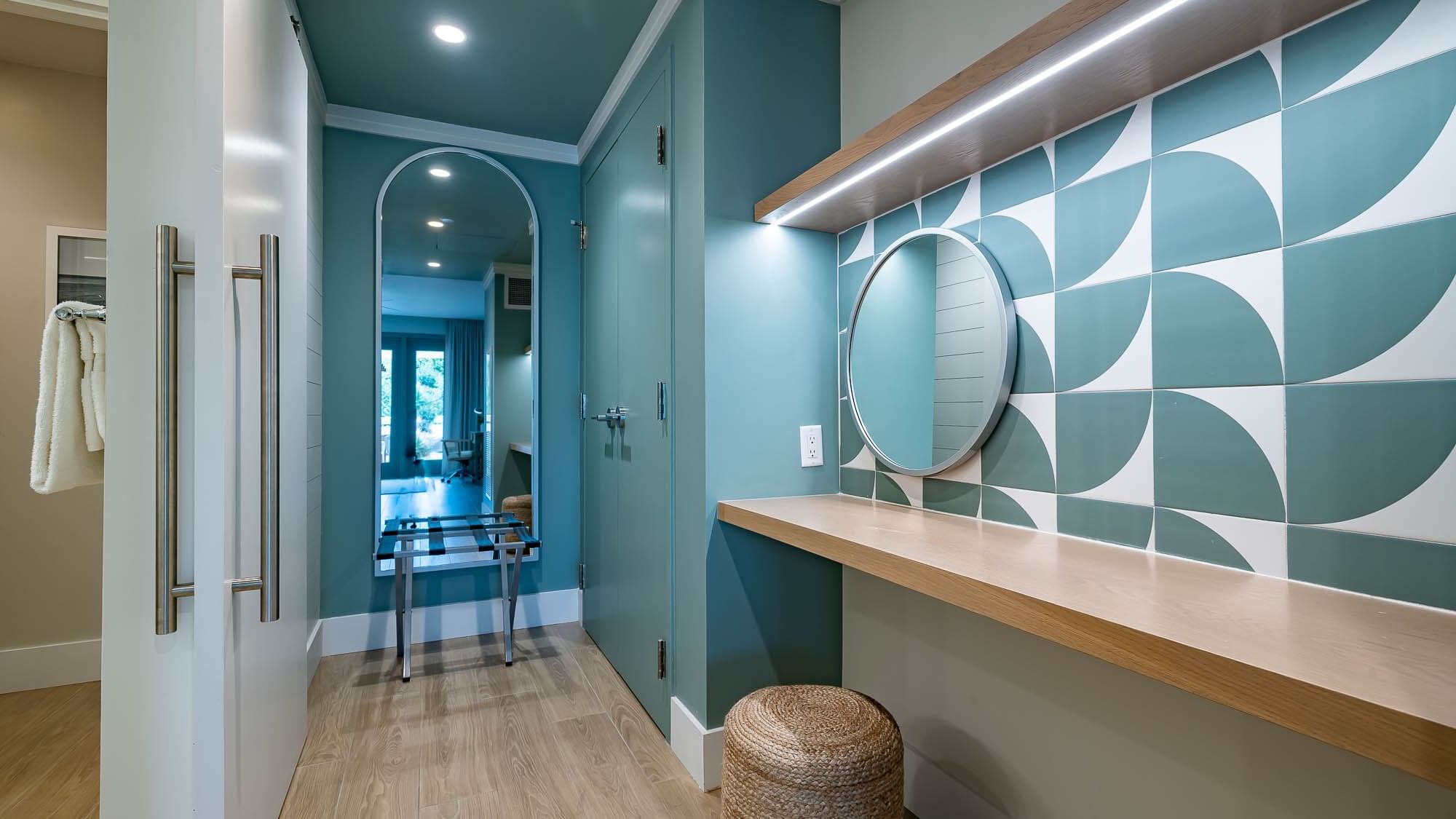Hallway of 1-Bedroom Family Suite at WaterColor Inn Resort