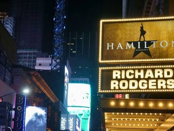 Hamilton on Broadway in New York