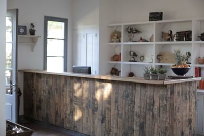 The front desk & reception area at NOI Blend Colchagua