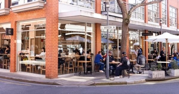 Diners at Exchange Coffee in Adelaide