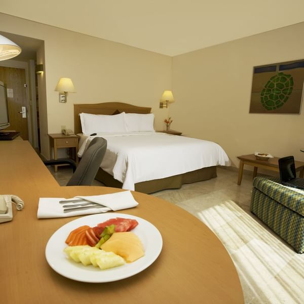 Breakfast served in Superior Room at Fiesta Inn
