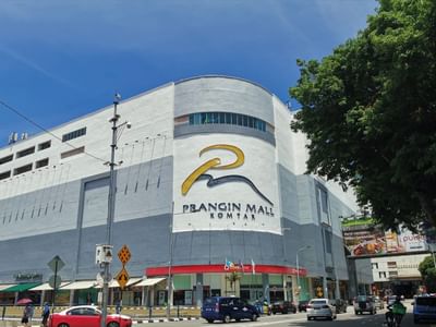 Exterior view of Prangin Mall in George Town near Sunway Hotel Georgetown