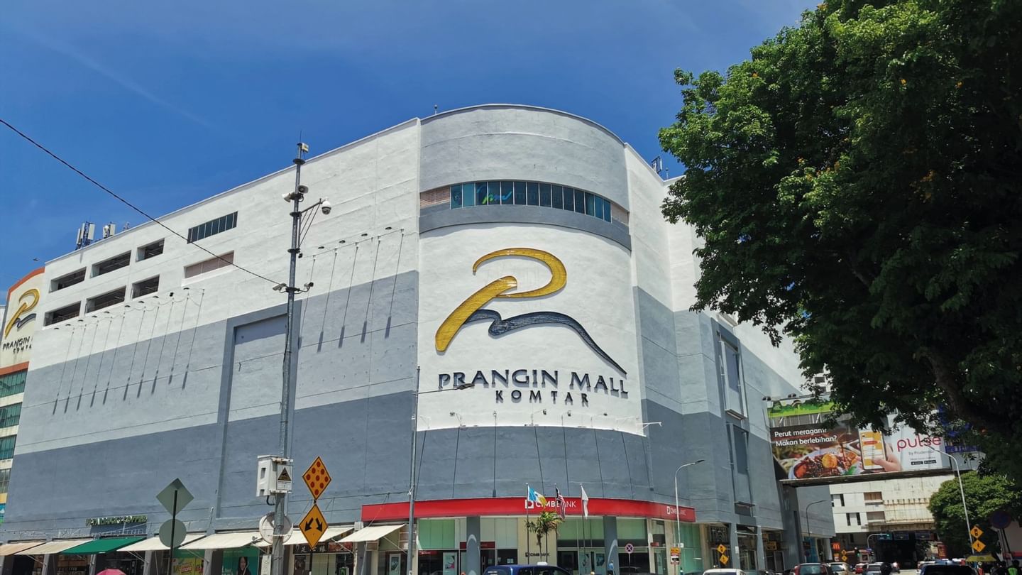 Exterior view of Prangin Mall in George Town near Sunway Hotel Georgetown