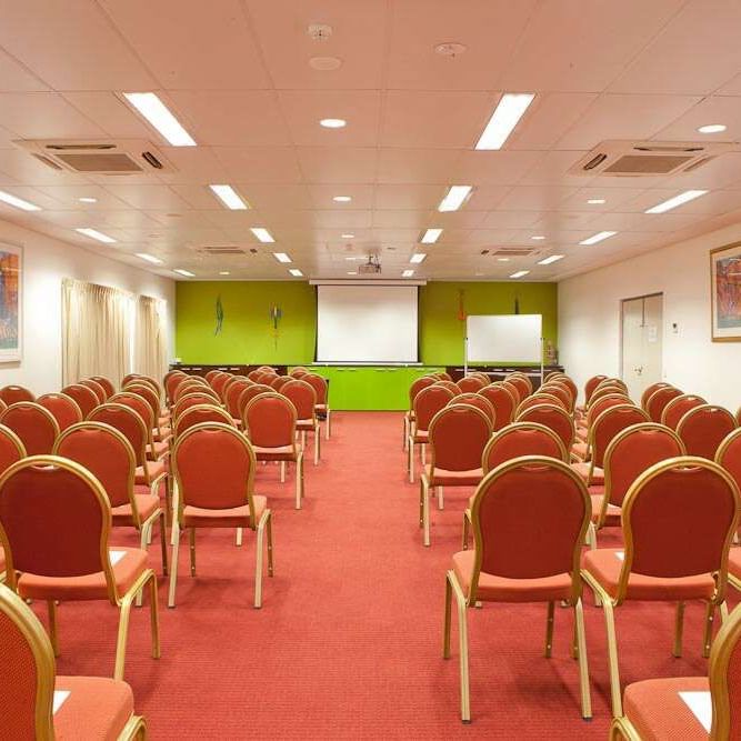 Theater-style setup in a event room at Darwin Airport Hotels