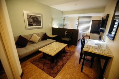 Working desk & Sofa in Master suite at Araiza Hotel Hermosillo