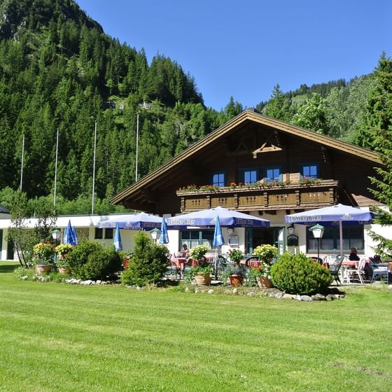 Strandbadrestaurant am Haldensee - Hotel liebes Rot Flueh