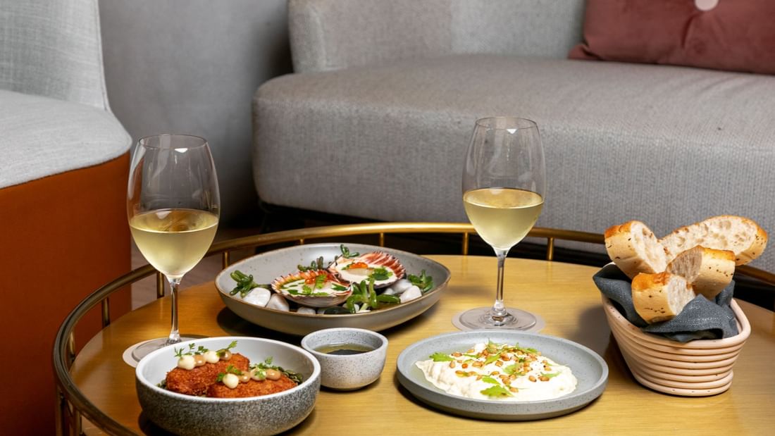 Champagne served in PS Wine Cafe at Novotel Darling Square