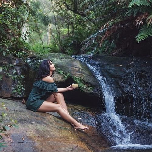 A girl enjoying nature at Pullman Port Douglas sea temple resort and spa 