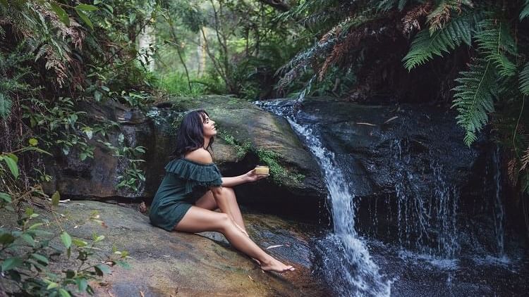 A girl enjoying nature at Pullman Port Douglas sea temple resort and spa 