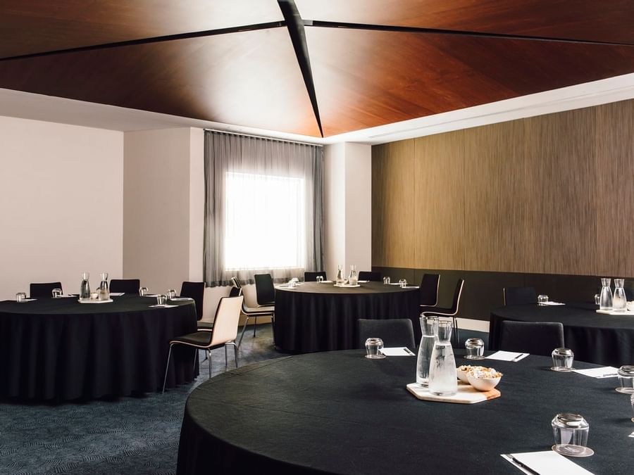Dining table & pantry in Gold Suite at The Como Hotel Melbourne