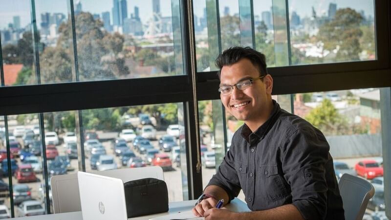 Study with city View