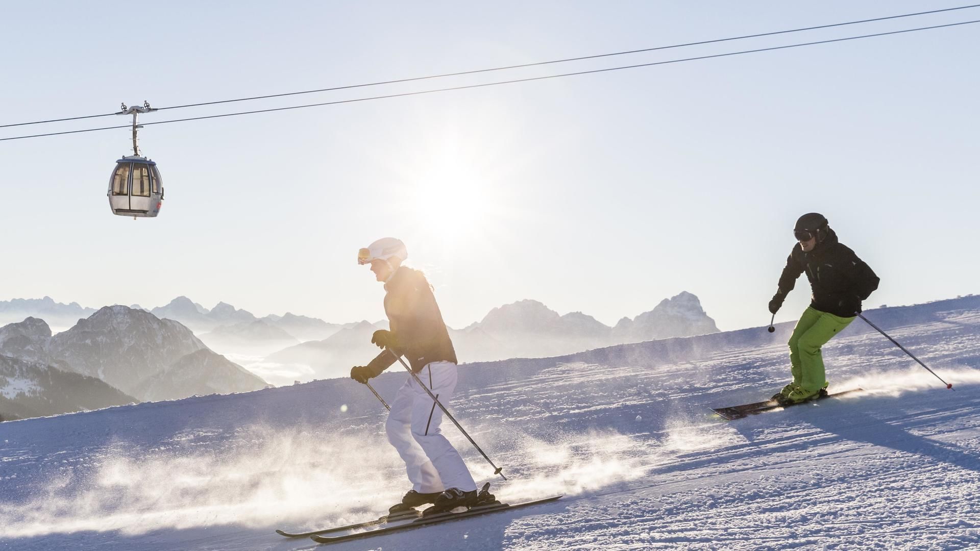 A skiing experience near Falkensteiner Hotel Sonnenalpe