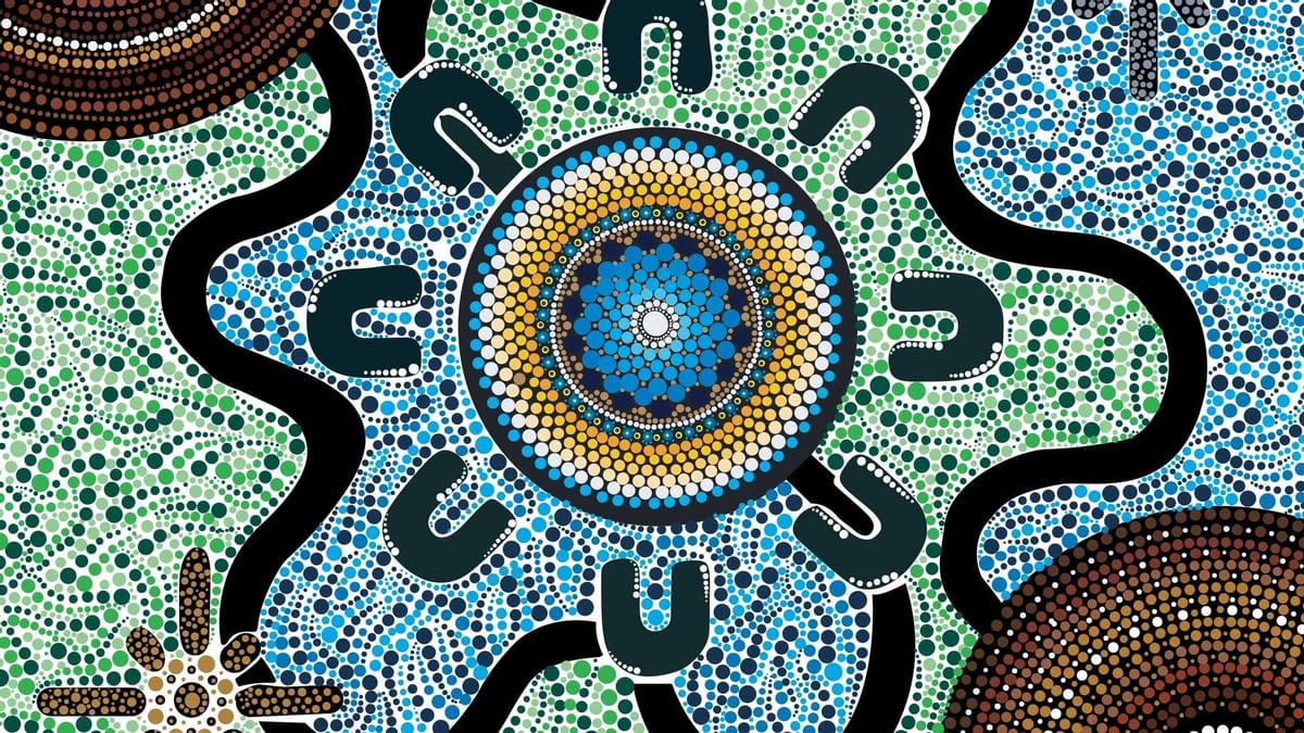 Dotted pattern image at Quay West Suites Melbourne