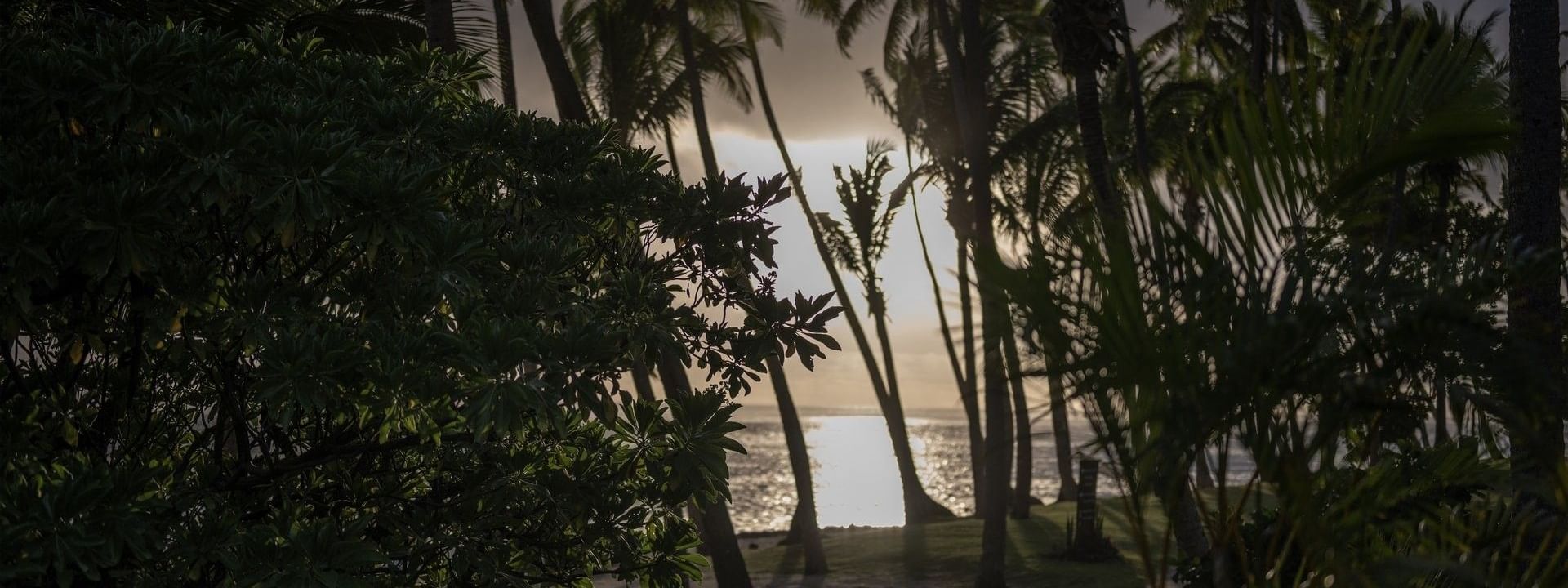 Wooden bridge leading to the private beach at Tambua Sands Beach Resort in Sigatoka, Fiji