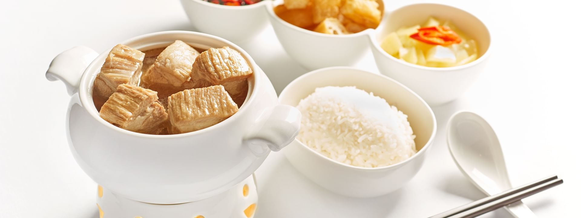 Dishes served in The Coffee Lounge at Goodwood Park Hotel