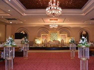 A Wedding setup in Sheesha Mahal 2 at Islamabad Serena Hotel