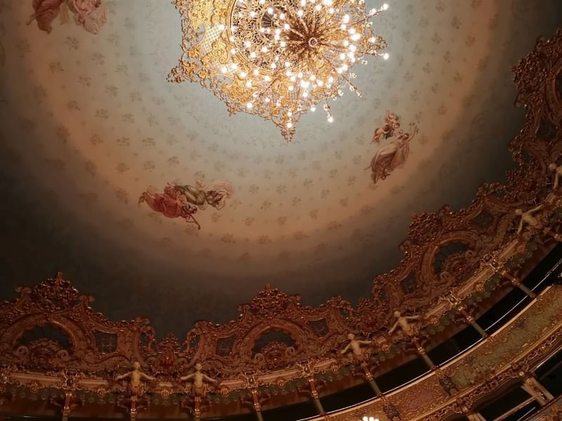 Ceiling of the Theater La Fenice near Falkensteiner Hotels