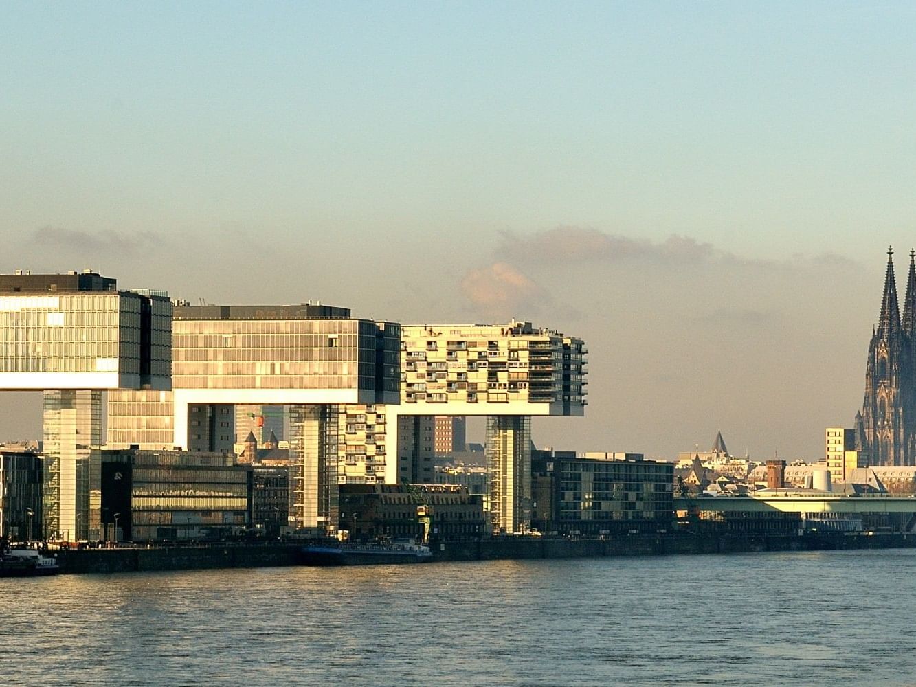 Exterior view of Rheinauhafen near Rheinland Hotel Kollektion