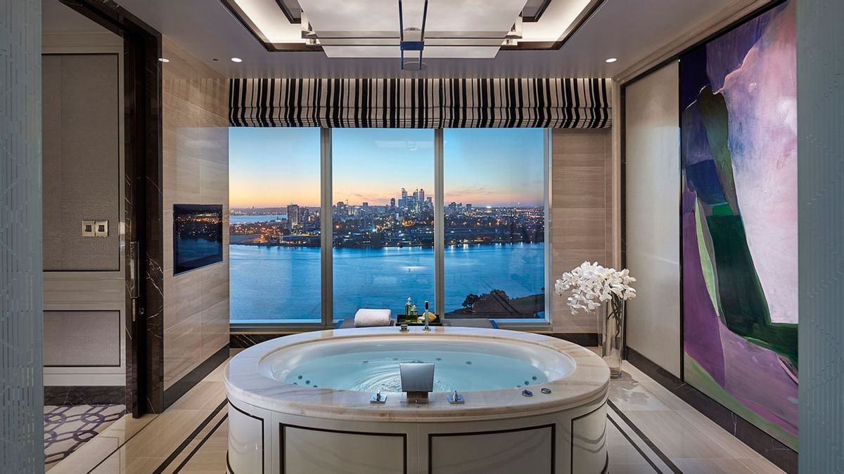 Jacuzzi in Presidential Villa at Crown Towers Sydney