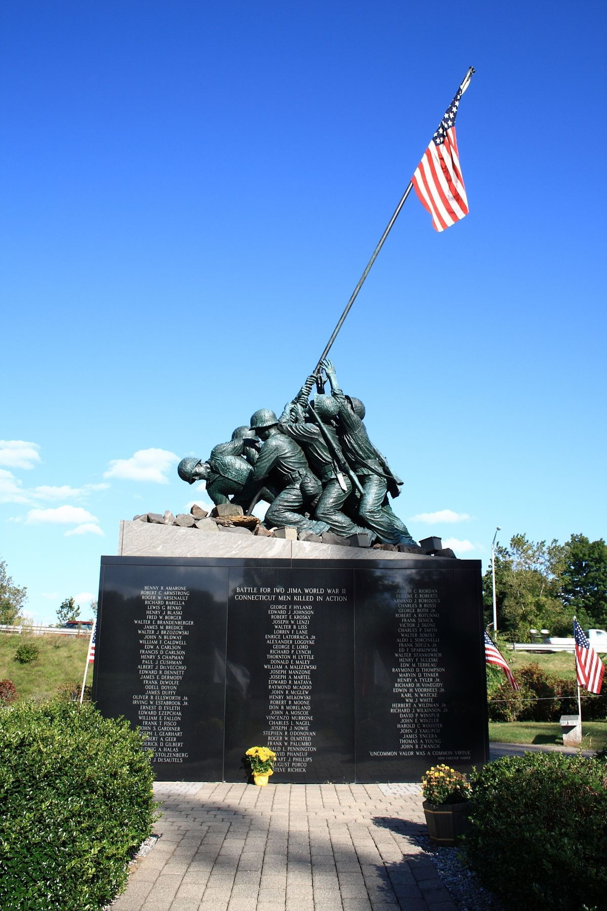 National Iwo Jima Memorial Hartford CT The Simsbury Inn