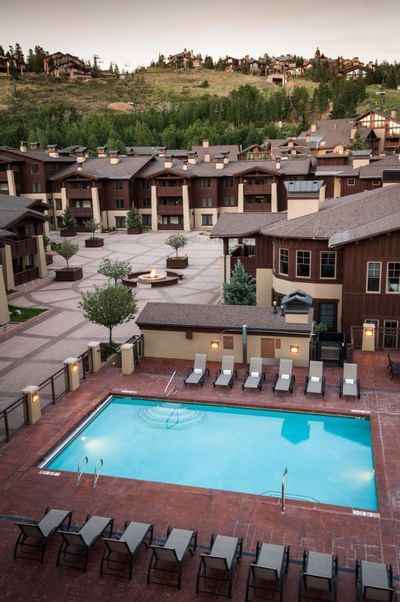 The Chateaux Deer Valley Summer Pool