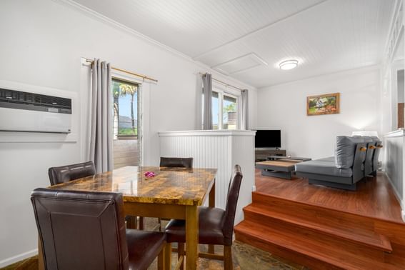 Dining table by the Livingroom in Two-Bedroom Suite Bay View at Paradise Bay Resort