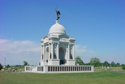 State of Pennsylvania Monument at Gettysburg Battlefield.