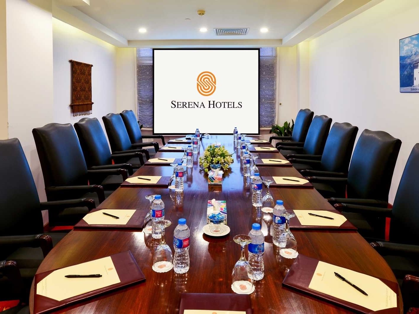 The Hunza Room for meetings at Faisalabad Serena Hotel