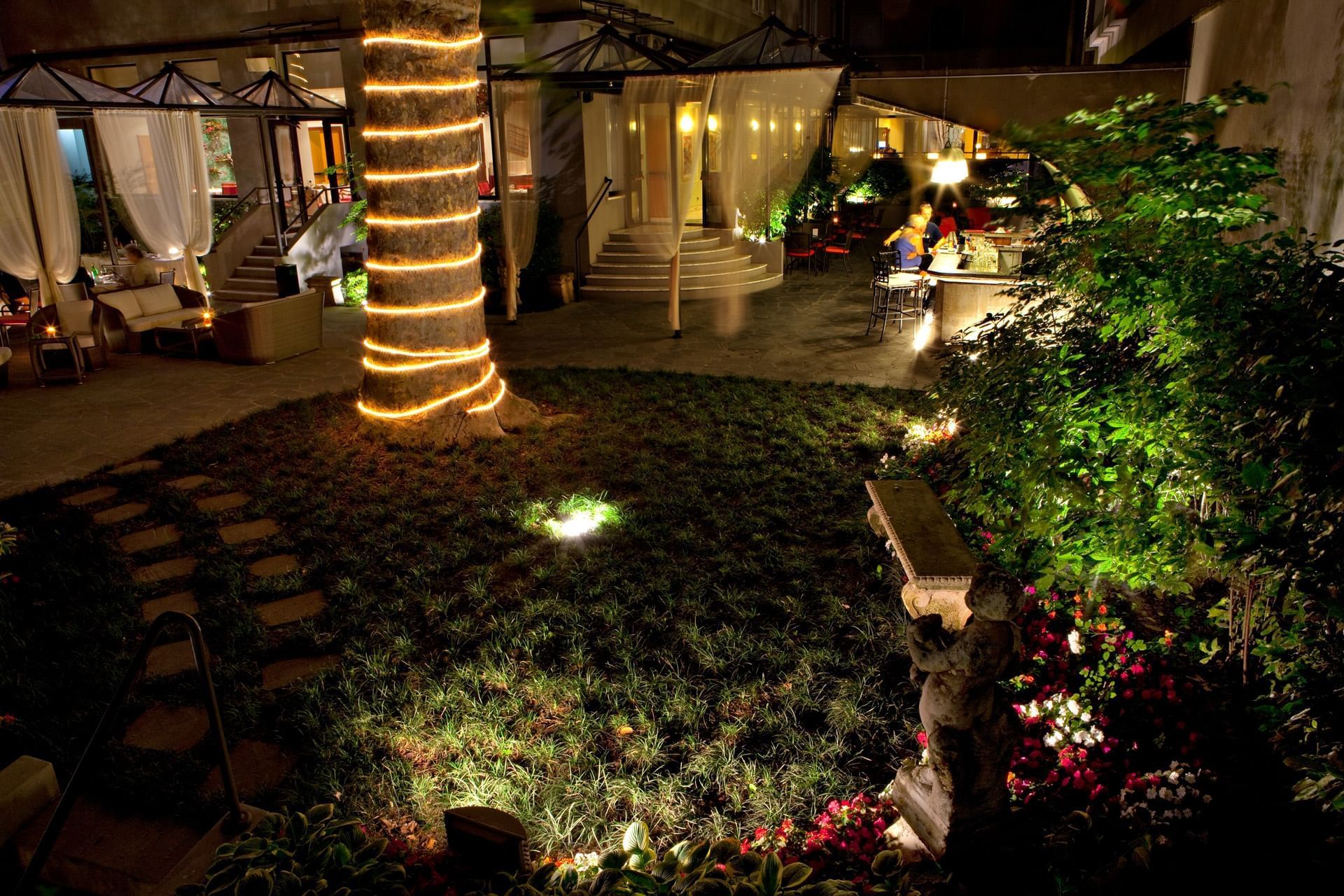 Giardino altra visuale Hotel Manin
