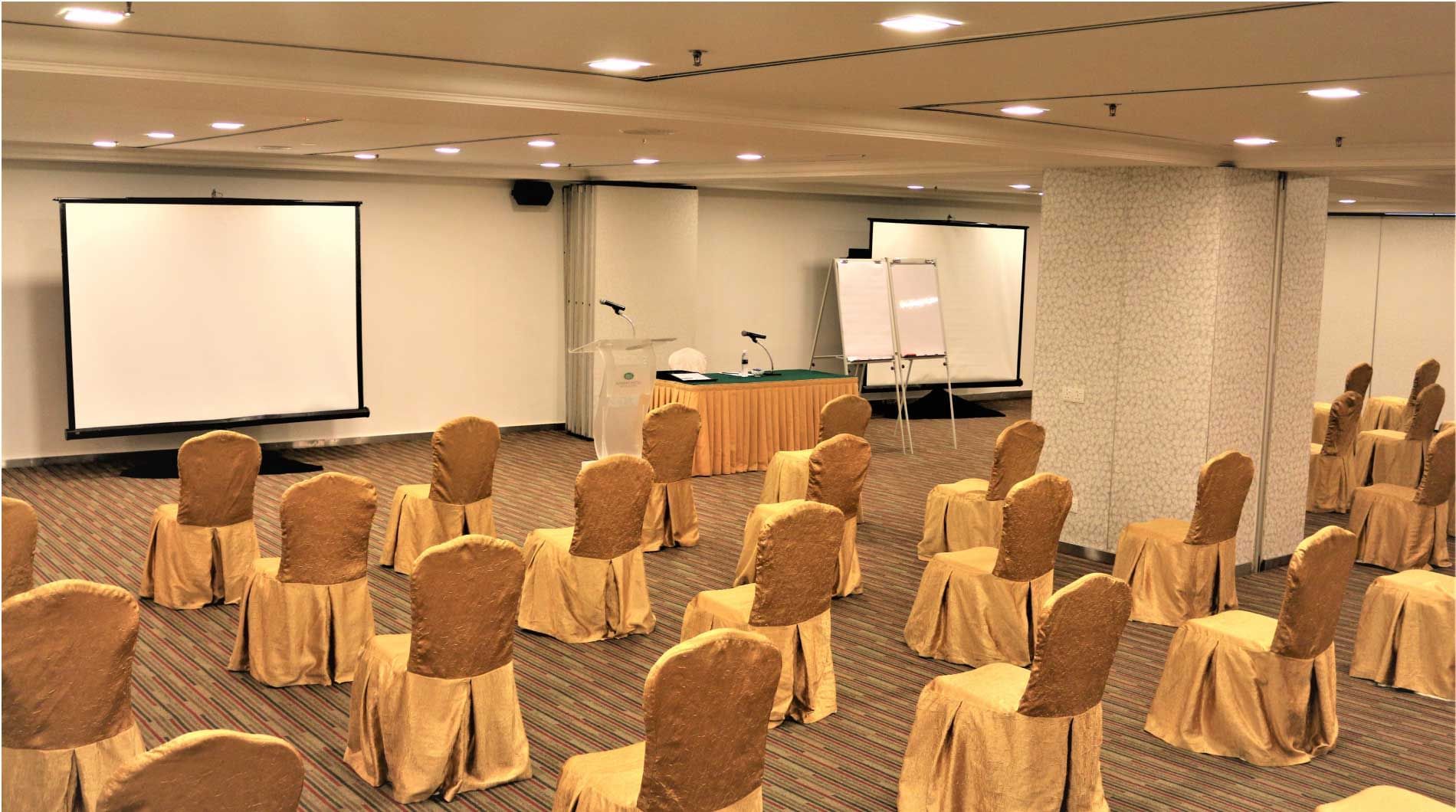 Theatre typed seat arrangement in a meeting room at Sunway Hotel Georgetown