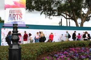 EPCOT International Festival of the Arts Paint-By-Number mural