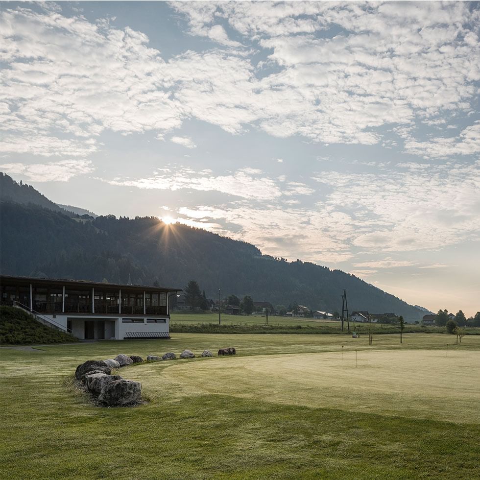 A golf court at Falkensteiner Hotel Sonnenalpe