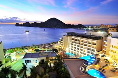 Aerial View of the Hotel at Cabo villas beach resort