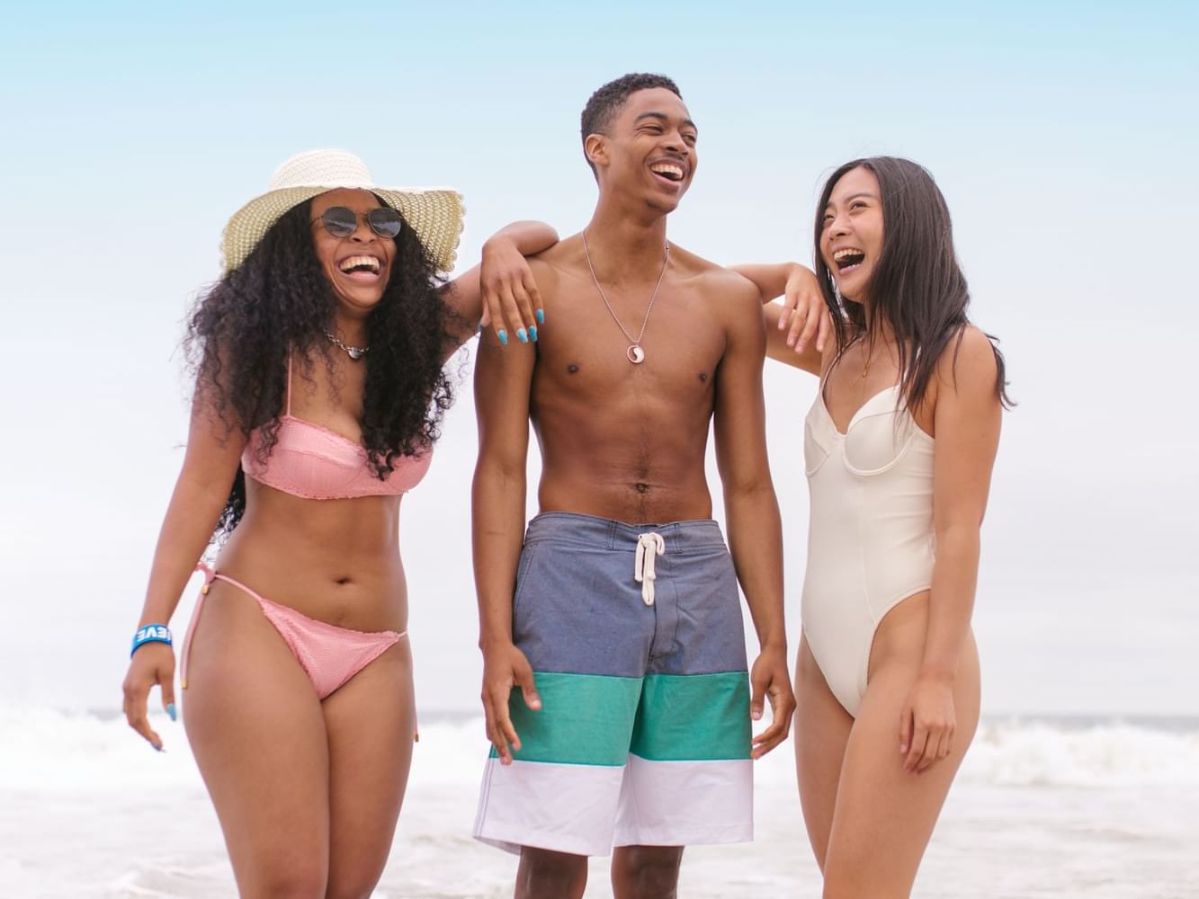 Friends in beach