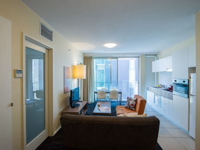 Student Living East West_Adelaide 3 bedroom multi-share living area