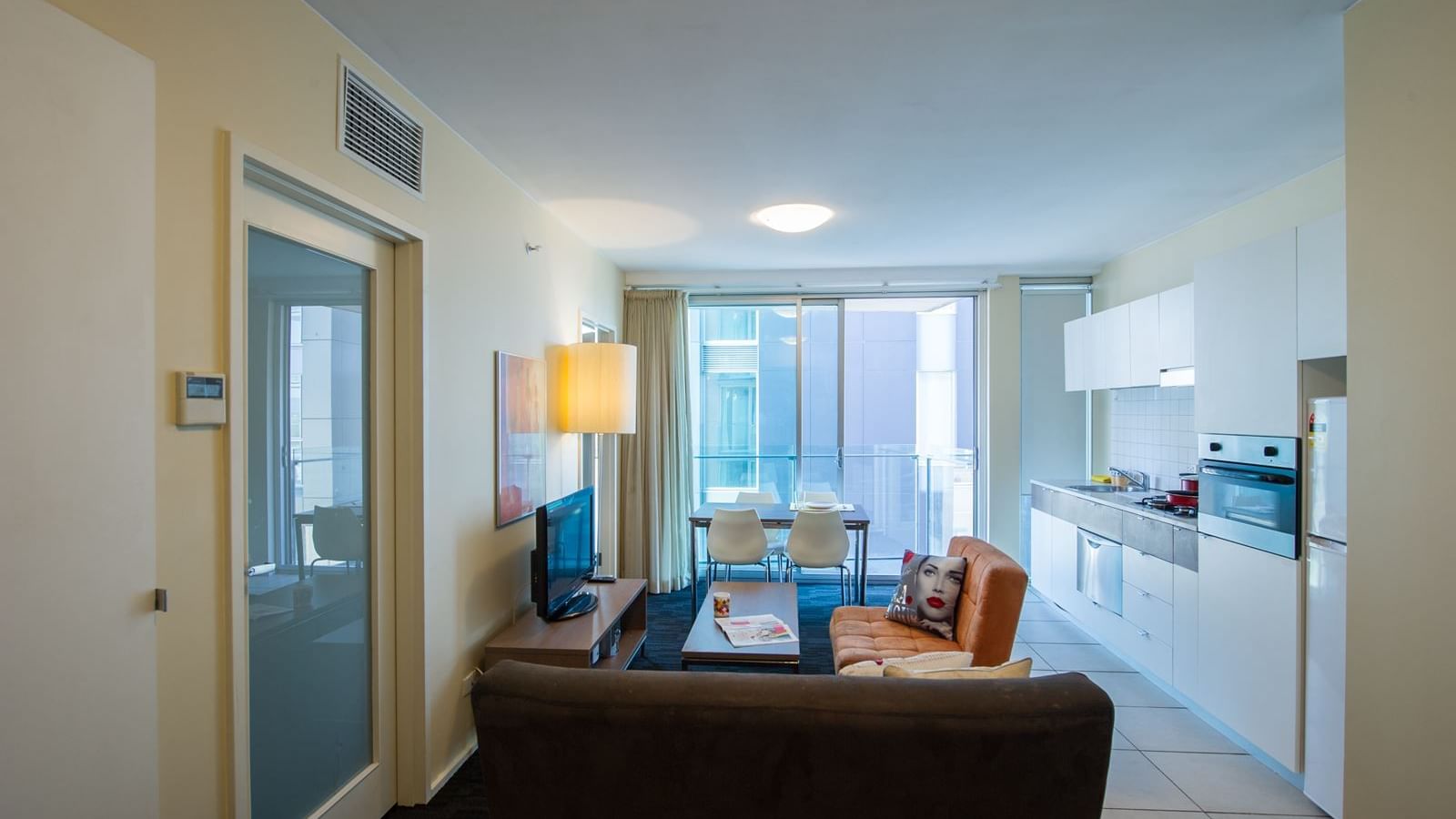 Student Living East West_Adelaide 3 bedroom multi-share living area