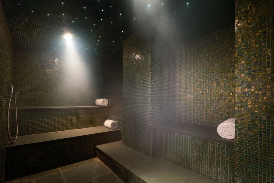 The May Fair Spa Steam Room at The May Fair Hotel