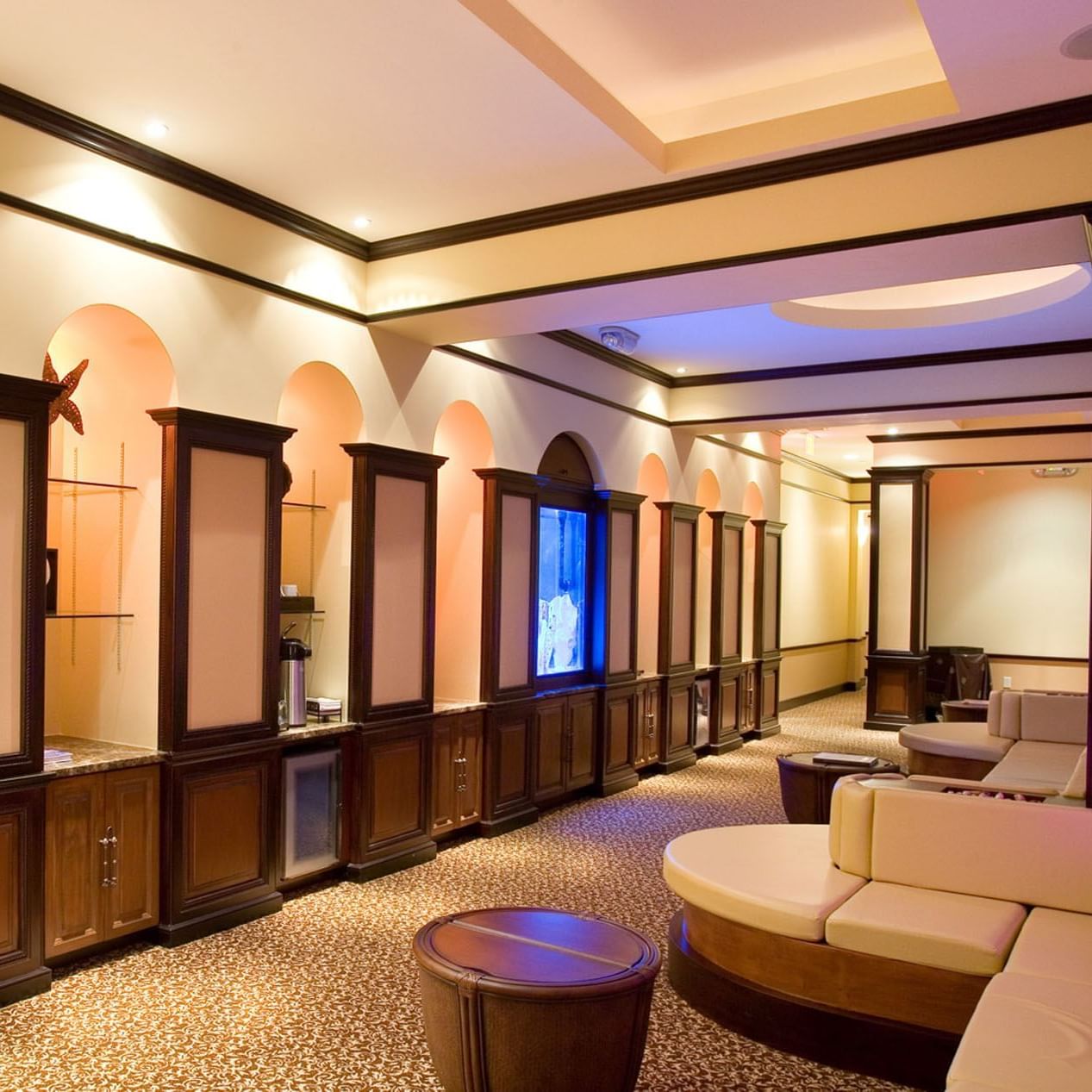 Lounge area of Reflections Spa & Salon at Lake Buena Vista Resort Village & Spa